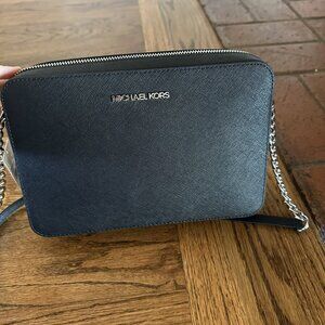 Michael Kors Jet Set Crossbody Black Bag